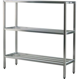 New Age Aluminum Heavy Duty 3-Shelf Rack, 42"W x 20"D x 60"H