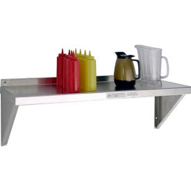 New Age - Aluminum Solid Wall Shelf, 12"W x 36"L, 12 ga.