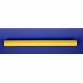 Precoiled & Strap-On Pipe Marker, Blank Yellow, Fits 3/4" - 1" Pipe Dia.