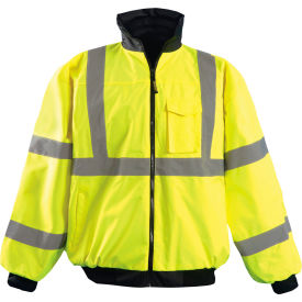 Hi-Vis Value Bomber Jacket, Class 3, Hi-Vis Yellow, Size 2XL