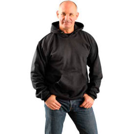 Premium Flame Resistant Pull-Over Hoodie Navy, M, LUX-SWTFR-NM
