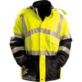 Premium Parka, Class 3, Hi-Vis Yellow, XL