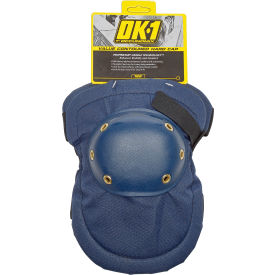 Value Contoured Hard Cap Knee Pads 1 Pair, Blue