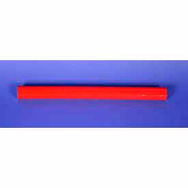 Precoiled & Strap-On Pipe Marker, Blank Red, Fits 1-1/8" - 2-3/8" Pipe Dia.