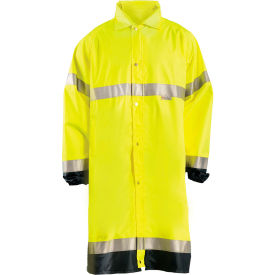 Premium Breathable Raincoat Hi-Vis Yellow, Size L