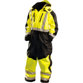 Premium Cold Weather Coverall Hi-Viz Yellow, Medium