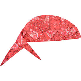 Deluxe Tie Hat With Elastic Rear Band Cowboy Red, 12 Pack