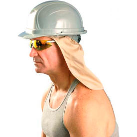 Hard Hat Sweatband w/Neck Shade Khaki
