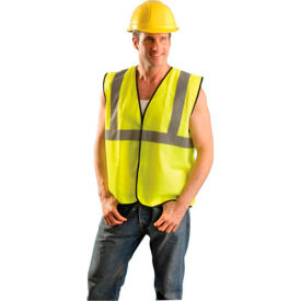 Class 2 Solid Vest Hi-Vis Yellow L/XL, ECO-G-YL/XL