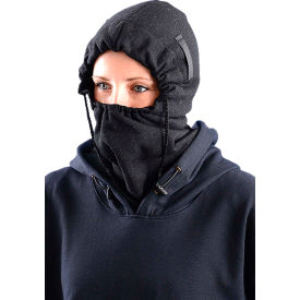 Premium Flame Resistant 3-In-1 Fleece Balaclava Black, 1070FR-06