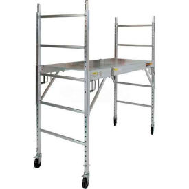 Metaltech Aluminum Maxi Drywall Baker Scaffold 74"L x 29-1/2"W x 75"H