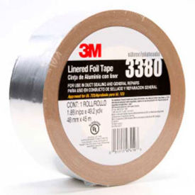 Linered Aluminum Foil Tape, Silver, 48mm x 45m