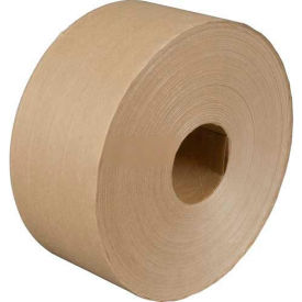 Reinforced Water Activated Paper Tape 3" x 450 ft 6 Mil Kraft