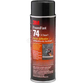 Foam Fast 74 Spray Adhesive Clear, 24 Fl Oz Aerosol