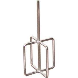 Egg Beater Drill Mixer, 5" Dia. Paddle, 30" Hex Shaft