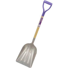 28" Econo Scoop Aluminum Shovel W/ D-Grip Handle