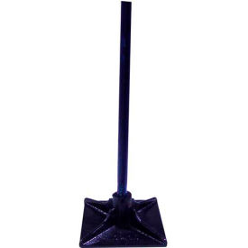 8" X 8" Dirt Tamper, Bolted Steel Handle