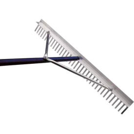 36" Yard Prep Rake, 72" Aluminum Handle