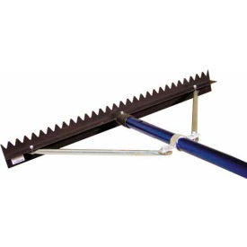 36" Sharp Tooth Lute Rake, 6' Snap Handle