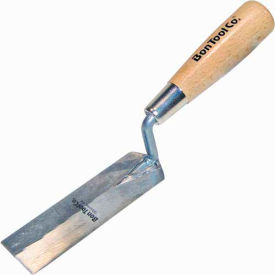 5"L X 2"W Pro Carbon Steel Margin trowel, Wood Handle
