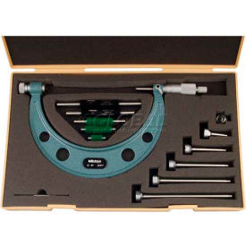 0-6" 12 Piece Interchangeable Anvil Mechanical Micrometer