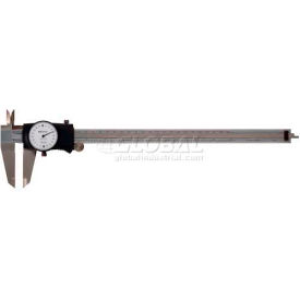 0-12" Dial Caliper W/White Dial
