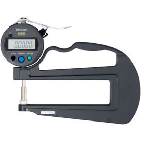 0-.47" / 0-12MM Digimatic Deep Throat Digital Thickness Gauge (.0005 Resolution)
