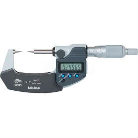 0-1"/25.4MM Point Anvil Micrometer Data Output & Ratchet Stop Thimble