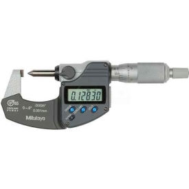 Digimatic 0-.8"/20MM Crimp Height Micrometer Data Output & Ratchet Stop Thimble