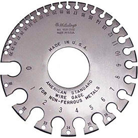 Mitutoyo Wire Gage, Range 0-36