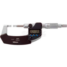 Digimatic 0-1"/25.4MM Blade Anvil Caliper with Data Output & Ratchet Stop Thimble