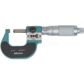 0-1" Mechanical Outside Micrometer with Digital Counter and Ratchet Friction Thimble