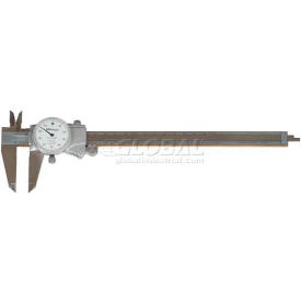 0-8" Dial Caliper W/White Dial