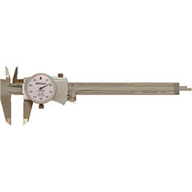 0-6" Extra Smooth Dial Caliper W/White Dial