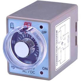 Multi-Range / Voltage / On-Delay Sec. / Min. Timer / 8 pin / DPDT (sec-min)