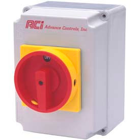Enclosed 30 Amp Disconnect Switch, Class CC, Type 4x Plastic Enclosure