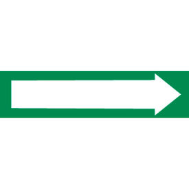 Pressure-Sensitive Pipe Marker - Direction Arrow Green
