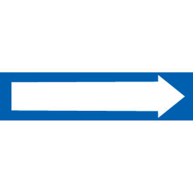 Pressure-Sensitive Pipe Marker - Direction Arrow Blue