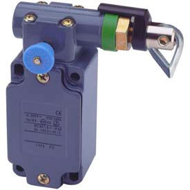 Heavy Duty Metallic Rope Pull Safety Switch, Right Angle, Left Mount
