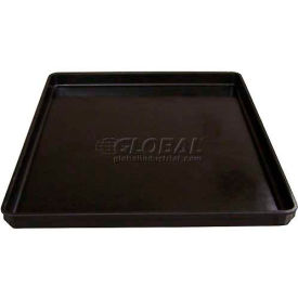 Molded Fiberglass ESD Stacking Box, 26"L x 20"W x 1-1/2"H, Black