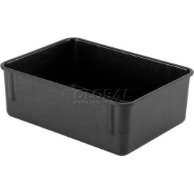 Molded Fiberglass Fibrestat ESD Nesting Box, 9-3/4"L x 6-1/8"W x 2-1/8"H, Black