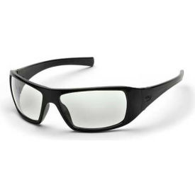 Safety Glasses Clear Lens , Black Frame