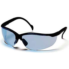 Venture II Safety Glasses Infinity Blue Lens, Black Frame