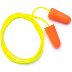 Taper Fit Disposable Earplugs, Corded, NRR 31dB, 100 Pairs/Box