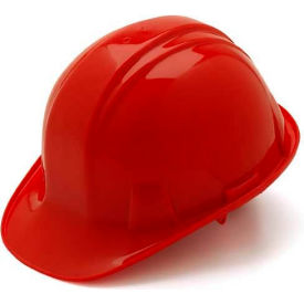 Red Cap Style 4 Point Snap Lock Suspension Hard Hat