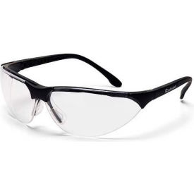 Rendezvous Safety Glasses Clear Anti-Fog Lens, Black Frame