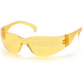 Safety Glasses Amber Lens, Amber Frame