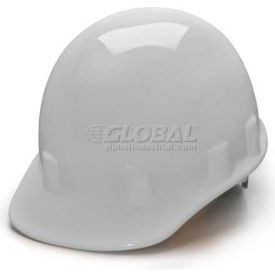 White Cap Style 4 Point Ratchet Sleek Shell Hard Hat