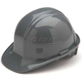 Gray Cap Style 4 Point Ratchet Suspension Hard Hat