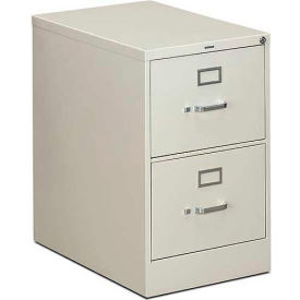 - 2 Drawer Vertical File 26-1/2"D Legal Light Gray